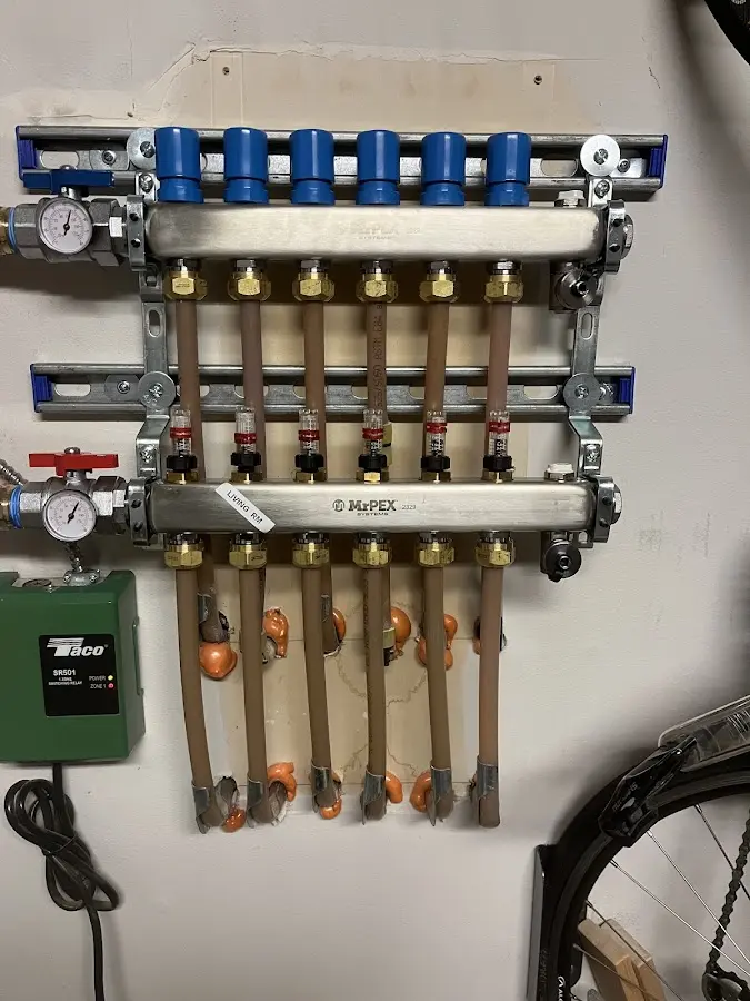 Plumber performing Leak Detection at a residential property in Palm Valley